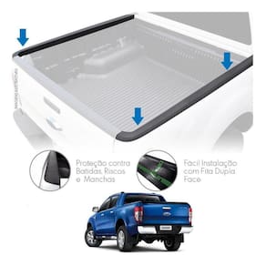 Protetor Borda Lateral Ford Ranger Cab Dupla 2013 Em Diante