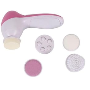 Aparelho Massageador Facil 5 Em 1 Esfoliador E Limpeza De Pela Derma 5 Em 1