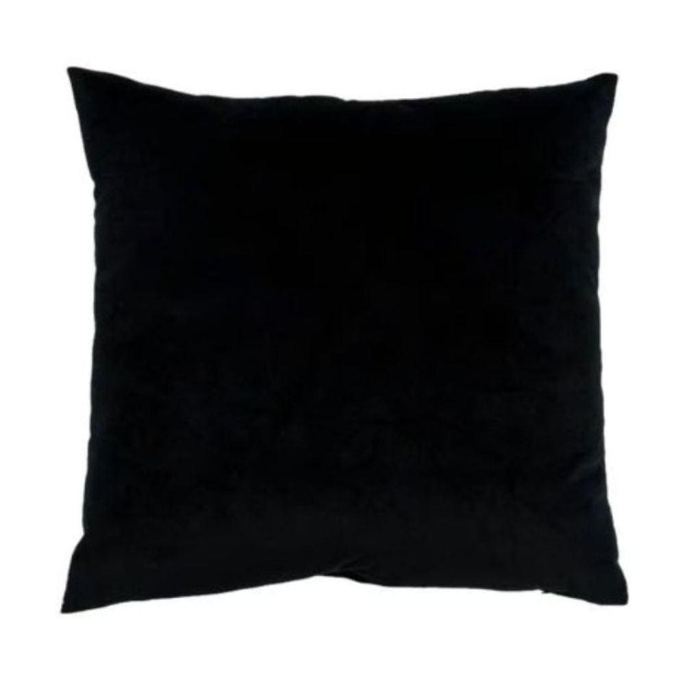 Capa de Almofada Quadrada Preta | Casa Paloma - Suede