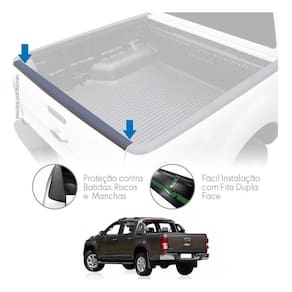 Protetor Tampa Traseira Gm Nova S10 Cab Dupla 2012 Em Diante