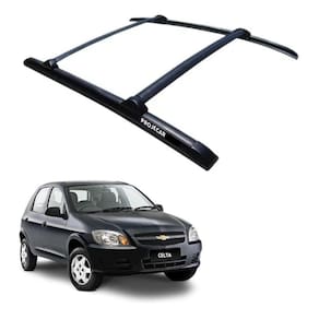Rack Teto Celta Modelo Bagageiro Maleiro Preto Preto