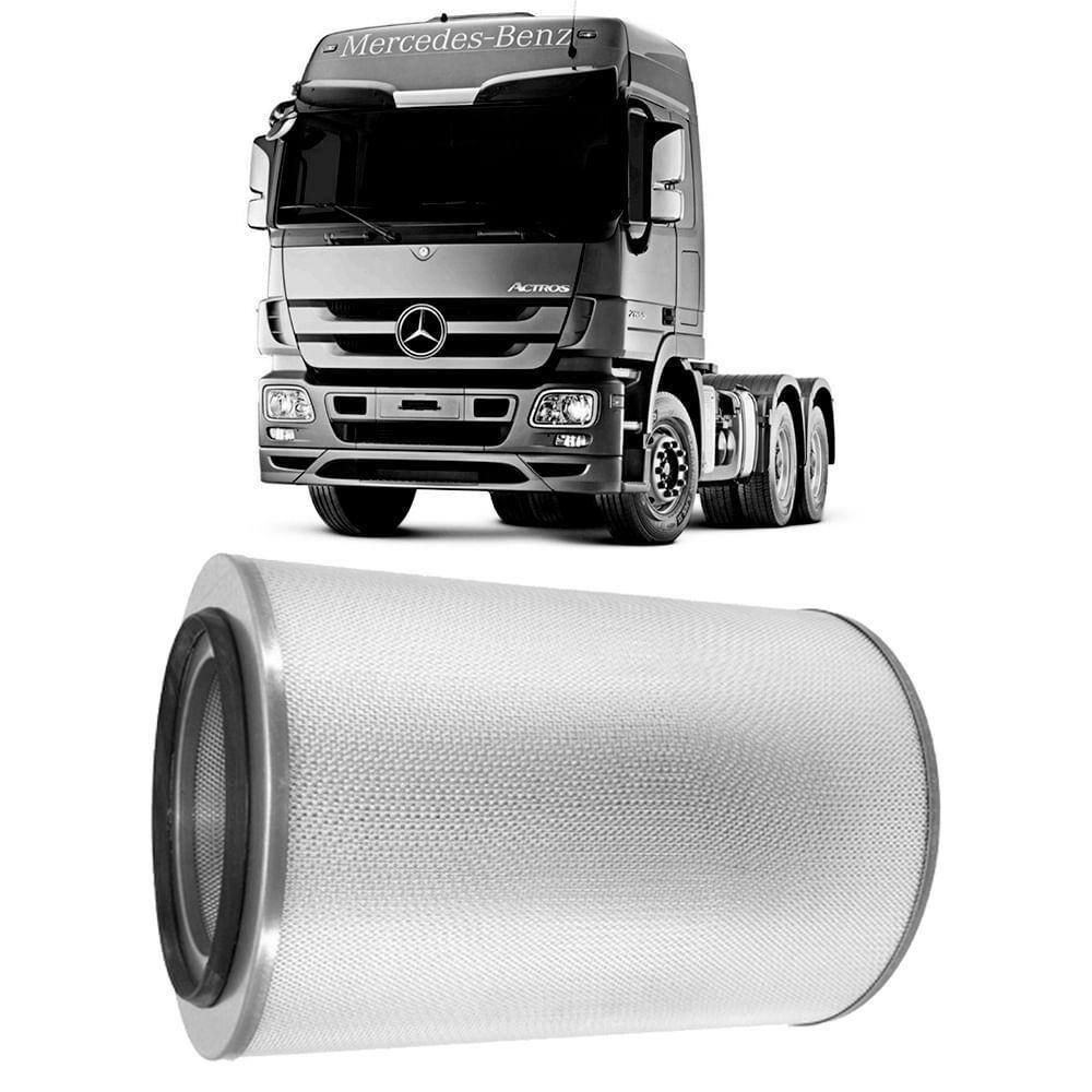 Filtro Ar MB Actros 2655 LS OM 502 2006 a 2016 Hengst E272L