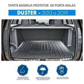 Tapete Bandeja Protetor Porta Malas Renault Duster 13 A 20