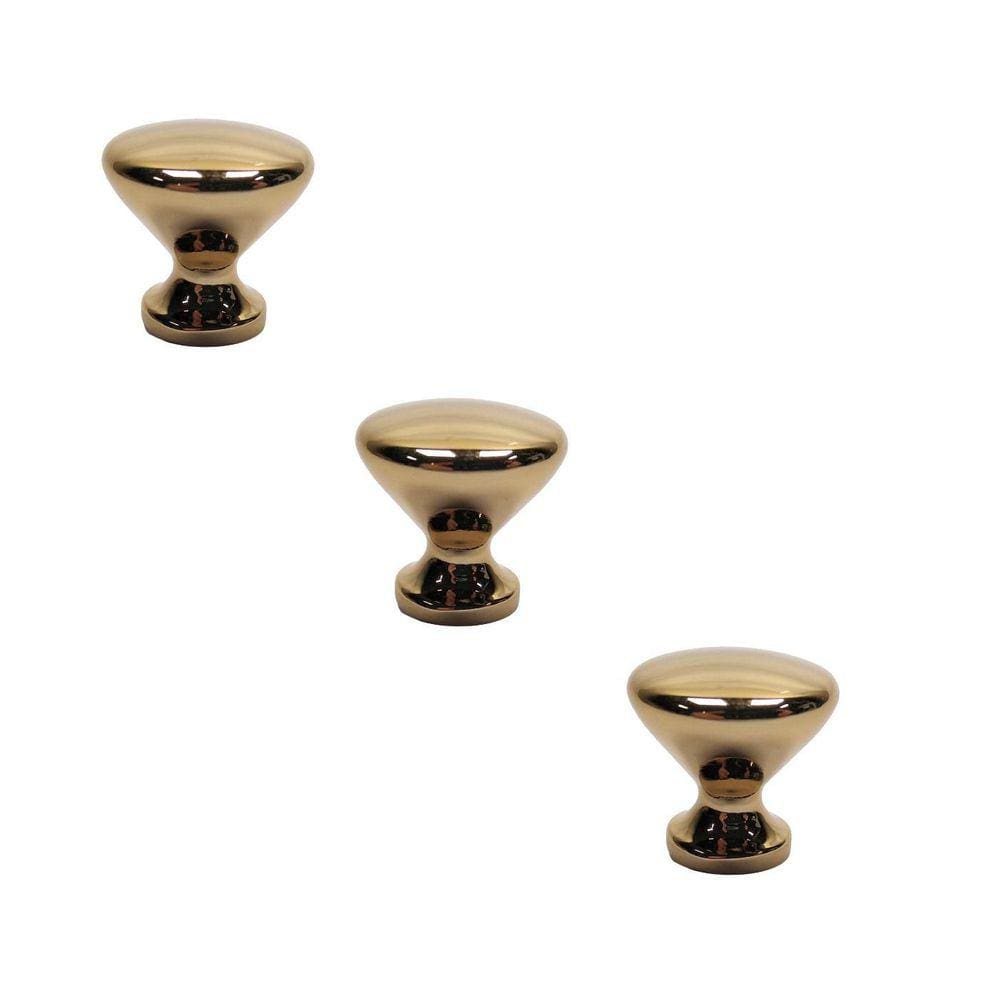 Kit 3 Puxador Cup Zen Gold Dourado Brilhante Zp5238.A00