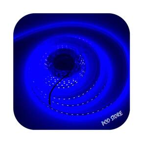 Fita De Led 3528 Alto Brilho 25w/m 5mts 240 Leds/m 12v Azul