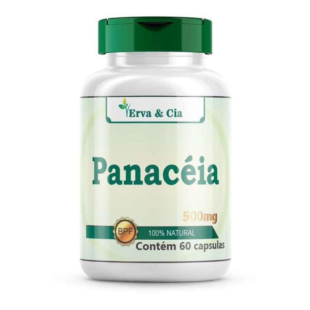 Panacéia - 100% Natural Cápsulas 500Mg 1 Frasco Premium
