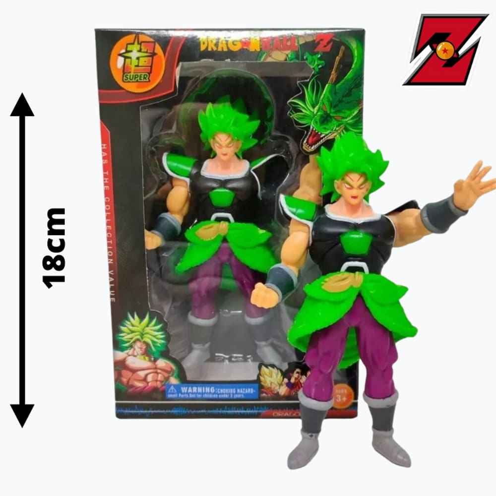 BONECO ARTICULADO DRAGON BALL SUPER SAIYAN BROLY - 85410 - Star Brink  Brinquedos