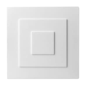 Roseta Decorativa Poliestireno Heike Branco