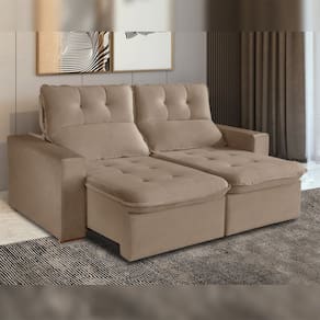 Sofá Retrátil e Reclinável 2 Lugares 200cm Beny