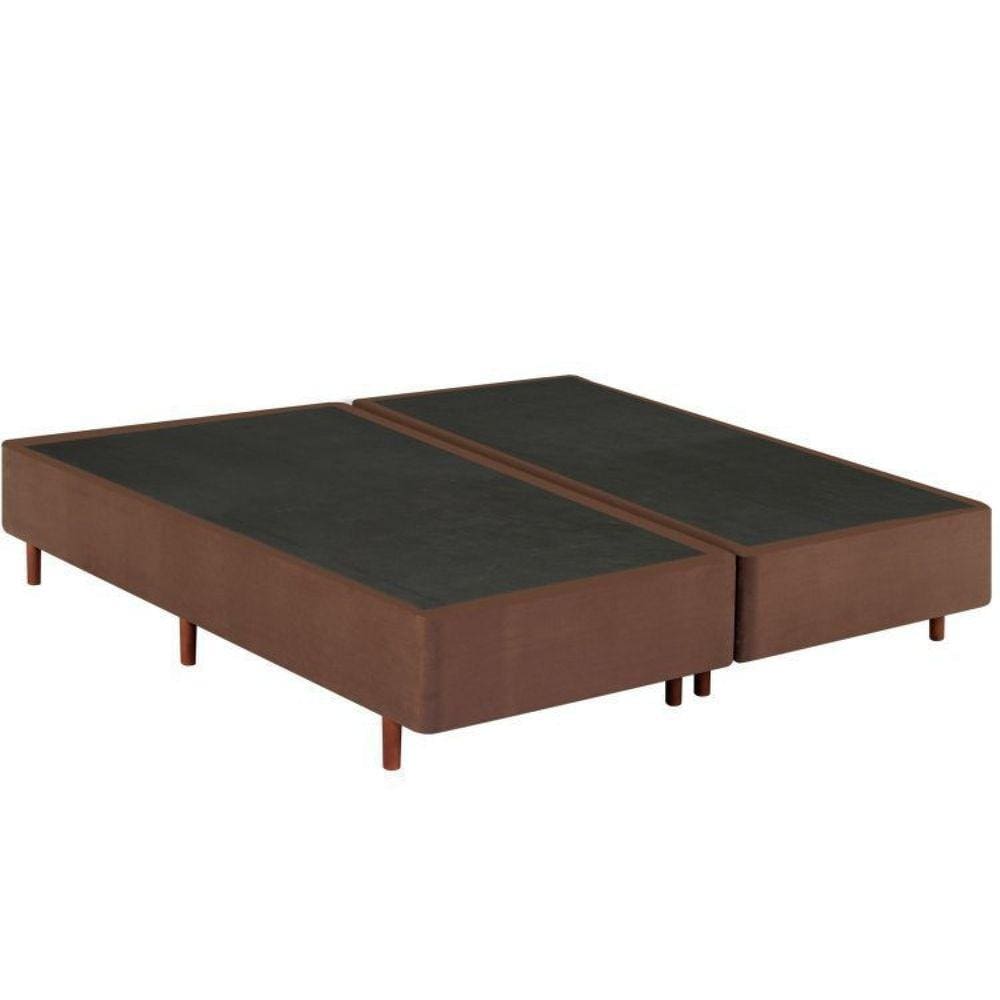 Base Box King 193x203x37cm Marrom