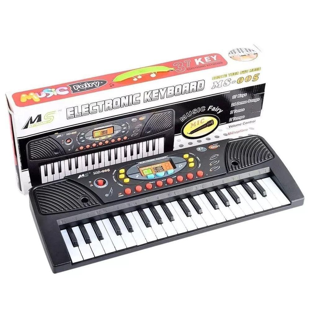 Piano teclado infantil com microfone - Bhstore - Piano / Teclado