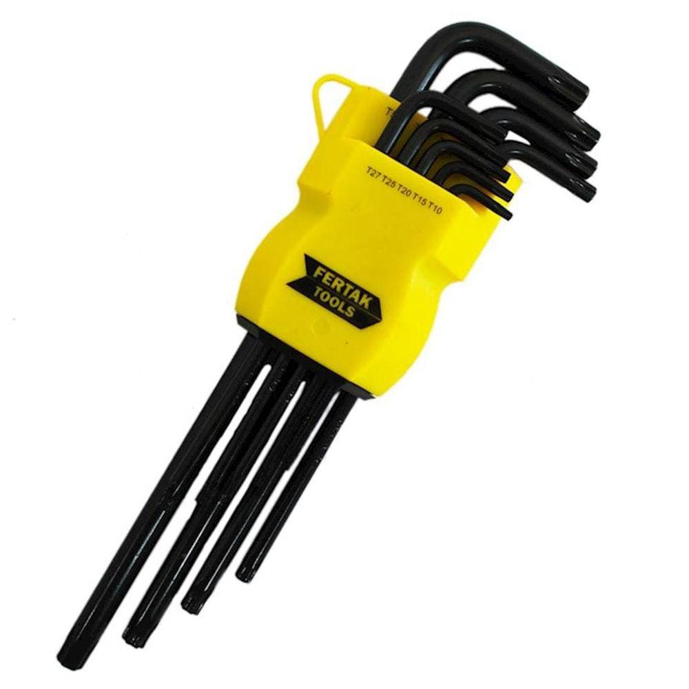 Jogo Chave Torque Longa 9 Peças Fertak
