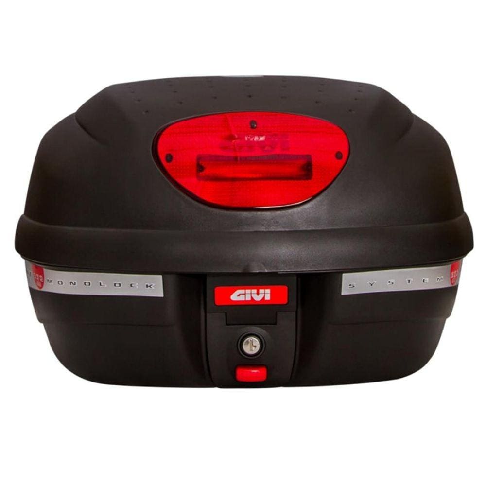 Baú Bauleto Monolock Givi E33N Point 33L Lente Vermelha (Universal)