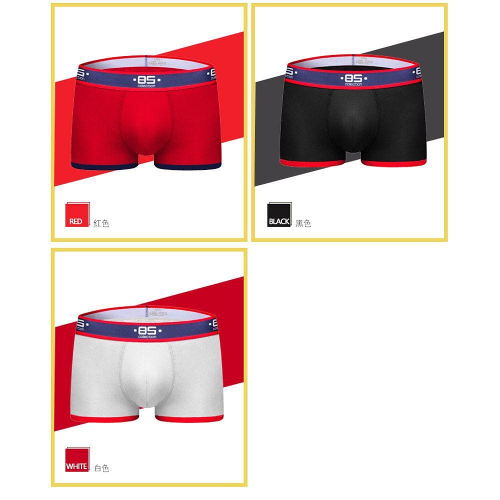 Kit 4 Cuecas Boxer Algodão CosLargo Premium Elioutlet Colors