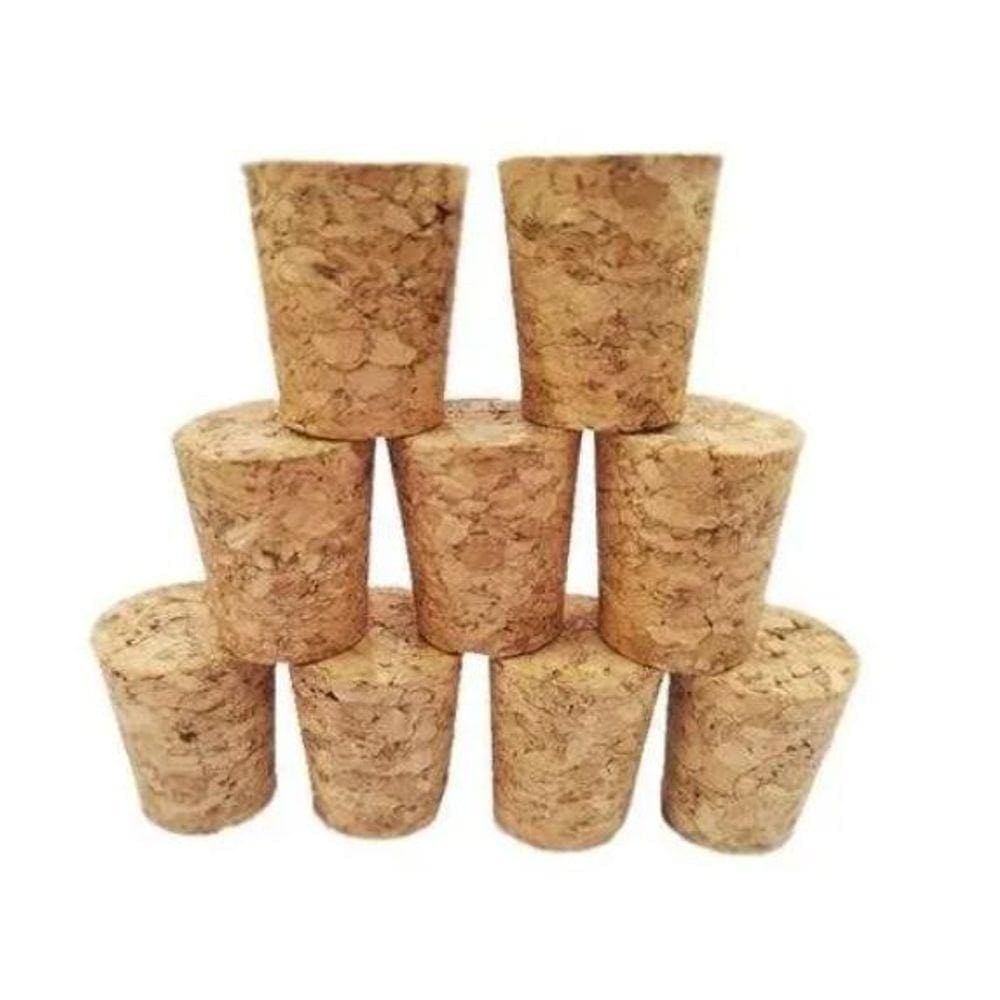 Kit C/ 60 Rolhas De Cortiça Garrafa Vinho 27x20x17