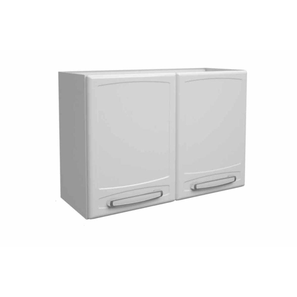 Armário Aéreo P/ Cozinha Evidence 7005 C/ 2 Portas 80cm Branco - Bertolini