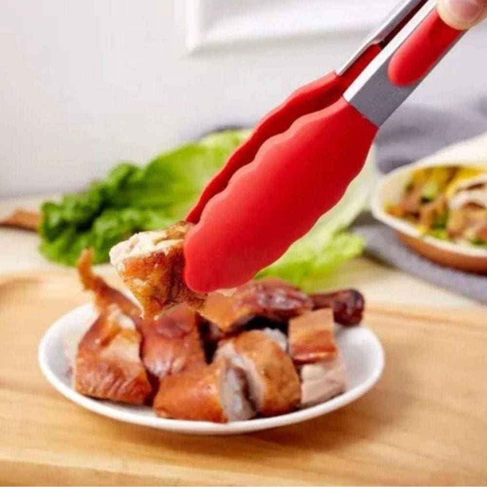 Kit Pegador 21Cm E Forma De Silicone Airfryer 18X18Cm Fritar