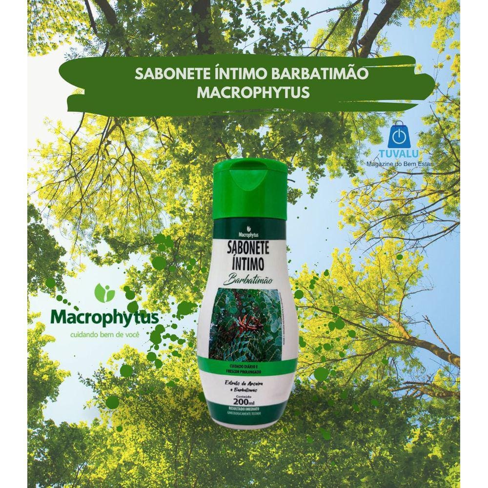 SABONETE ÍNTIMO BARBATIMAO 200ML - Macrophytus