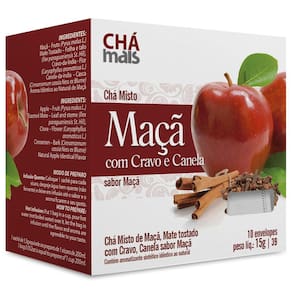 Chá de Maçã Canela e Cravo Cx10 Sachês de 1,5g