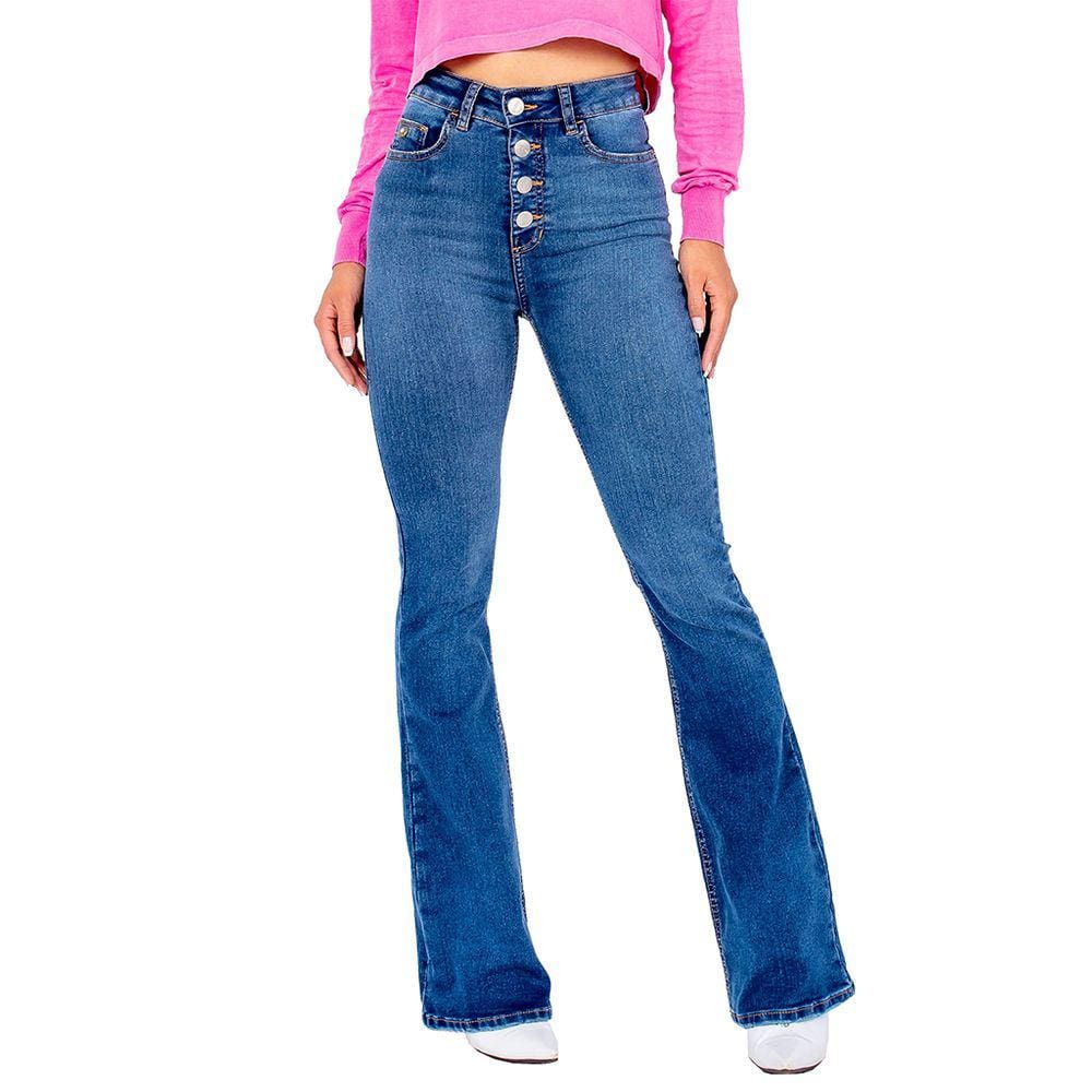 Calça Feminina Flare Carine Índigo Clara