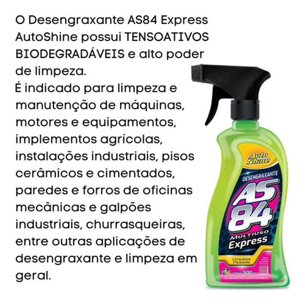 Desengraxante Autoshine Remove Graxa Sujeira Pesada