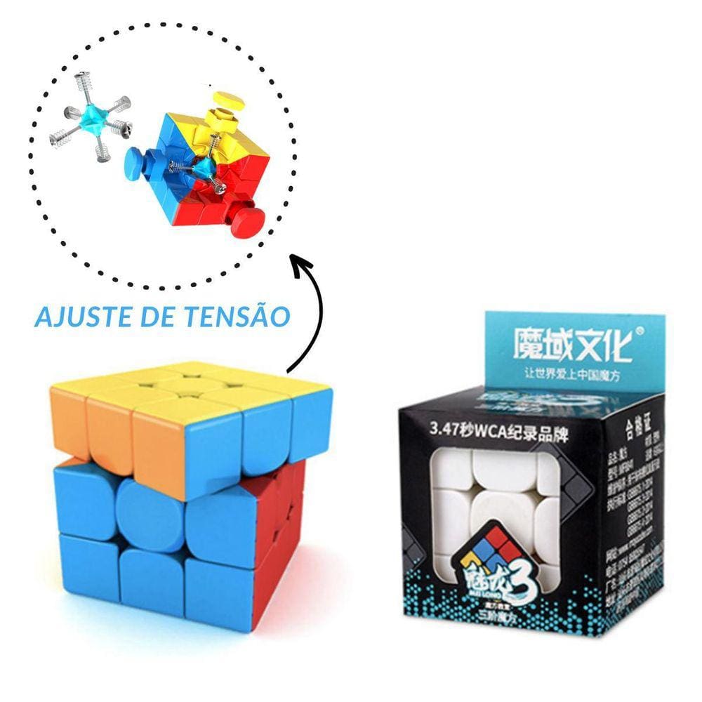 Cubo Mágico Rubiks Cube 3x3x3 Profissional Original Sunny