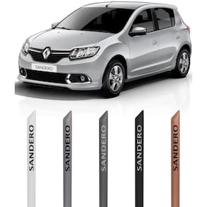 Jogo Friso Lateral Pintado Renault Sandero 2015 2016 2017 2018 2019 2020 2021