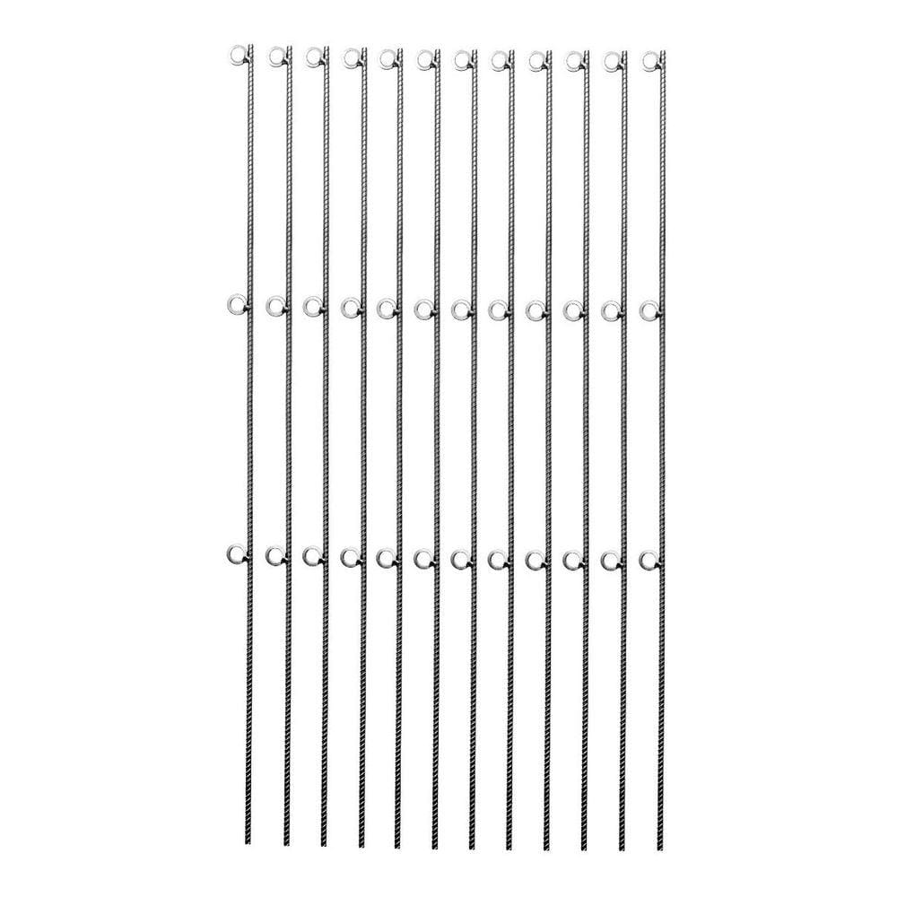 Estaca Para Jardinagem Sustentação De Plantas 99 Cm 12 Unid.