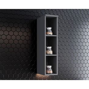 Nicho para Cozinha Aéreo Americana 20cm Cinza - Henn