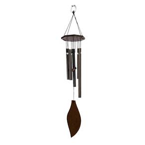 Sino dos Ventos mensageiro aluminio Móbile 5 tubos 40 cm