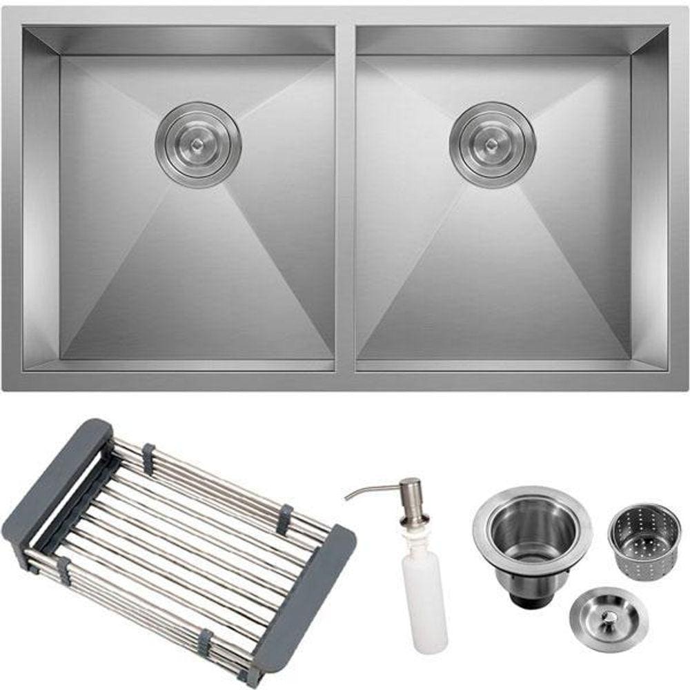 Cuba Inox 304 Quadrada Gourmet Plana Cozinha78X40 Lixeira ,