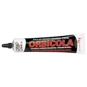 Adesivo Contato Orbicola Preto 75g Orbi Quimica