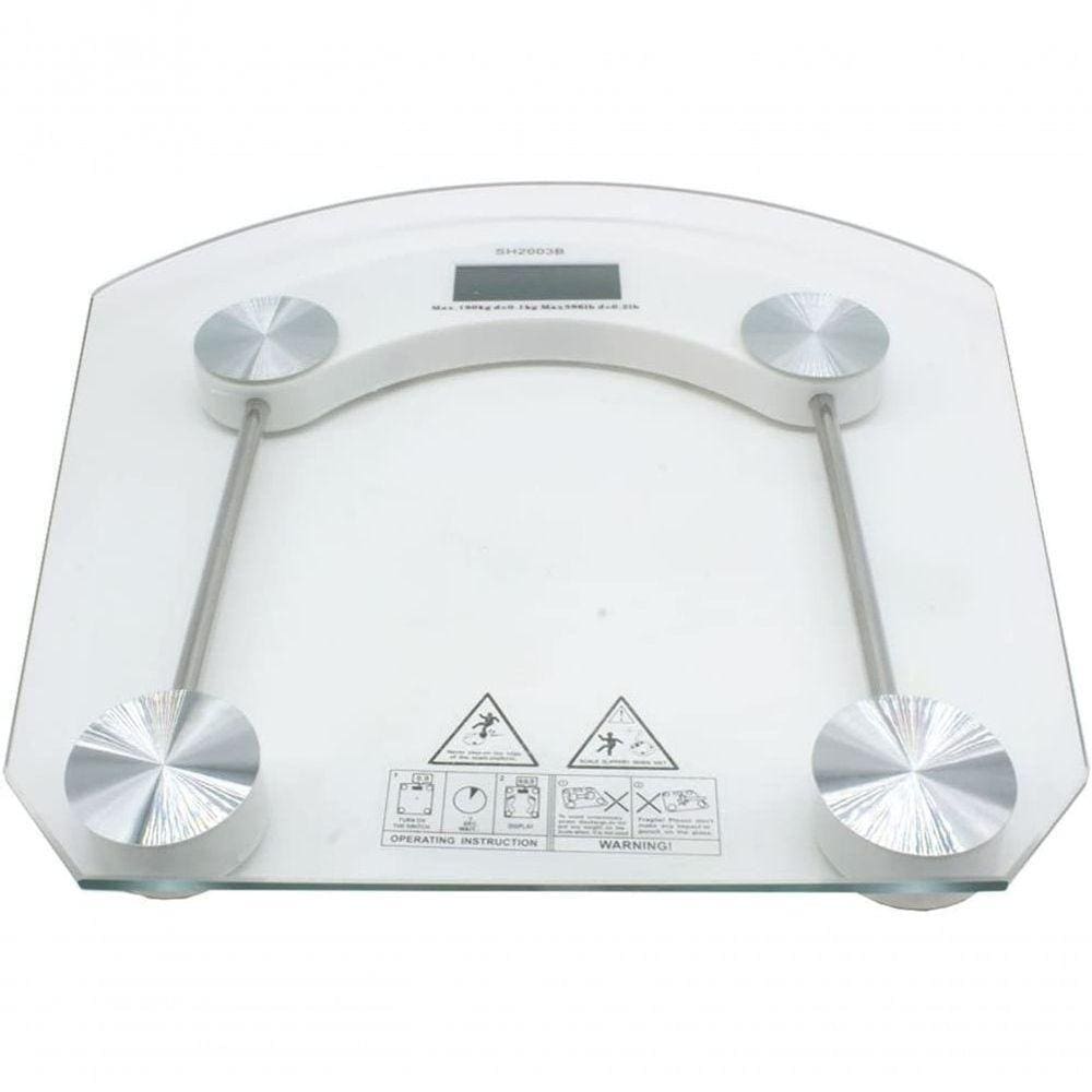Balança Digital Vidro Temperado 180Kg Banheiro Academia