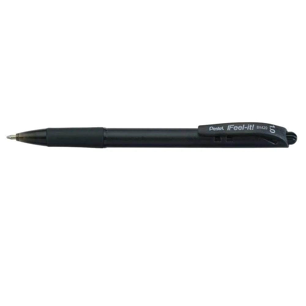 Caneta Esferográfica IFeel-It Retrátil 1.0mm BX420 | Pentel