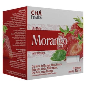 Chá de Morango Cx10 Sachês de 1,5g