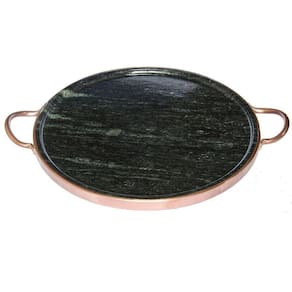 Forma De Pedra Sabão Para Pizza Curada 37 Cm
