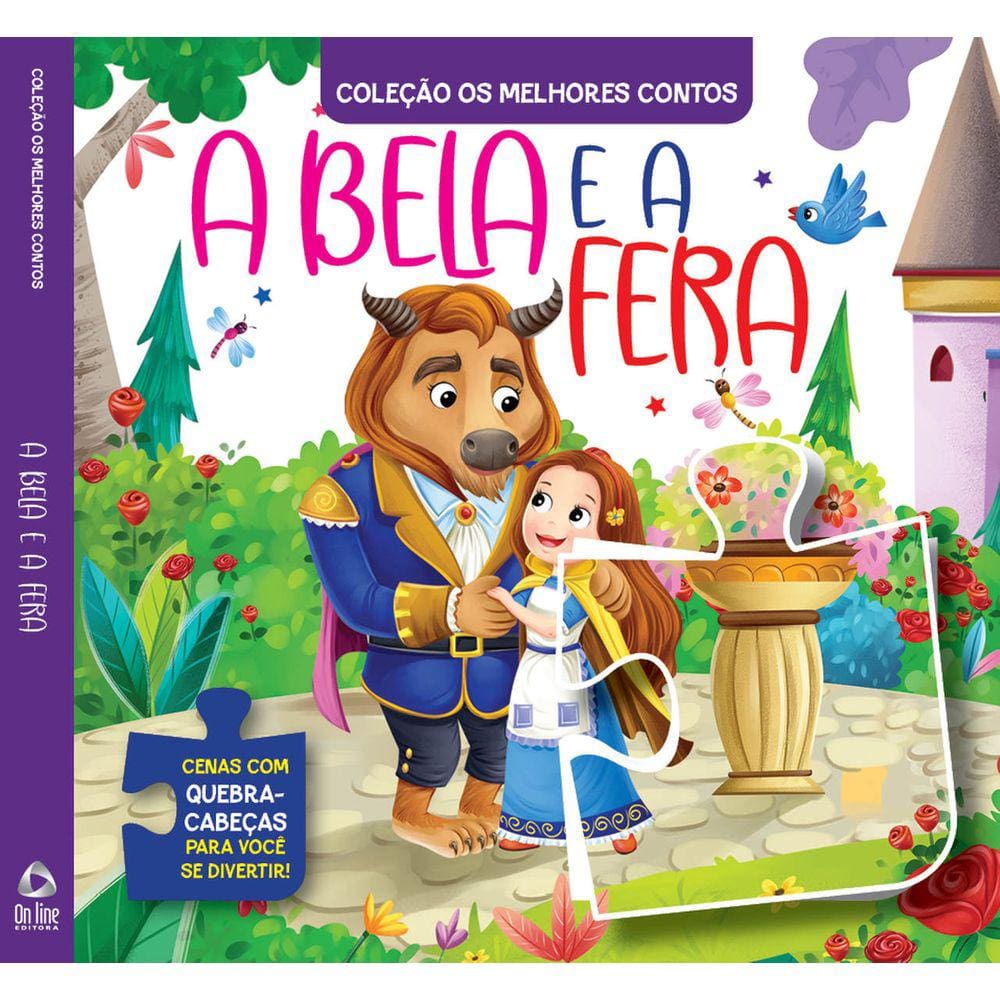 Mini - Princesas: A Bela e a Fera (Minilivro + Quebra-cabeça)