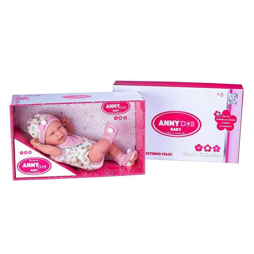 Boneca Reborn Anny Doll Baby Marinheiro - 2501 COTIPLAS