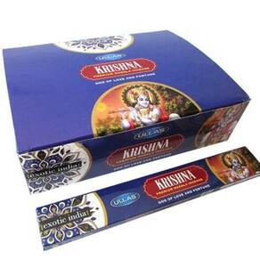 Incenso Massala Krishna Atrativo Bem Estar Kit 3 Unidades