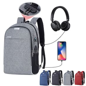 Mochila Notebook com Cadeado Lorben Saída Cabo Auxiliar USB Fone Ouvido GT6238