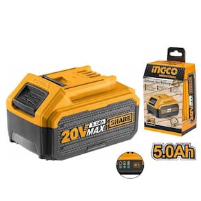 Bateria Ingco 5,0 Amper Industrial P20s Intercambiável FBLI2003 Bivolt