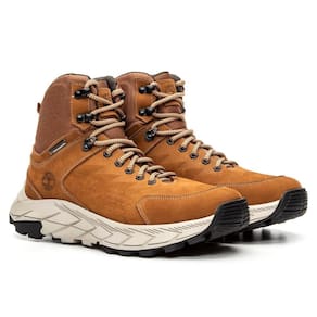 Bota TimberIand® Coturno Trekker Couro Gore Tex Tratorada