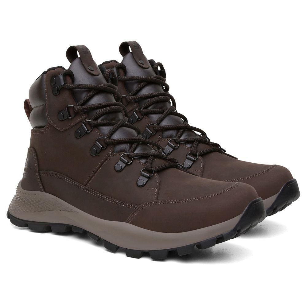 Bota TimberIand® Coturno em Couro Moda Hiker Pro Adventure