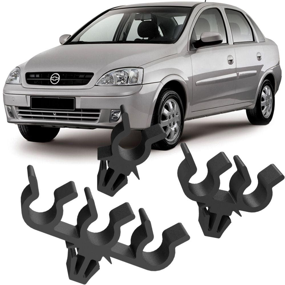 Kit Grampos Presilhas Suporte Organizador Para Cabo De Velas Corsa Sedan Joy Maxx Premium