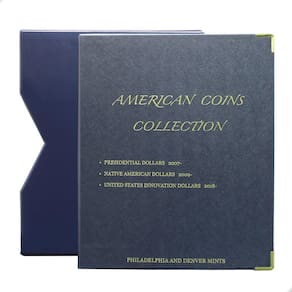 Álbum de Luxo American Coins Série 1 Dollar Colletion