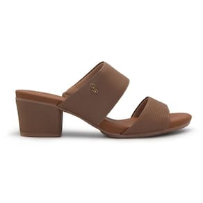 Tamanco Usaflex Feminino Salto Bloco Tresse Ae3201