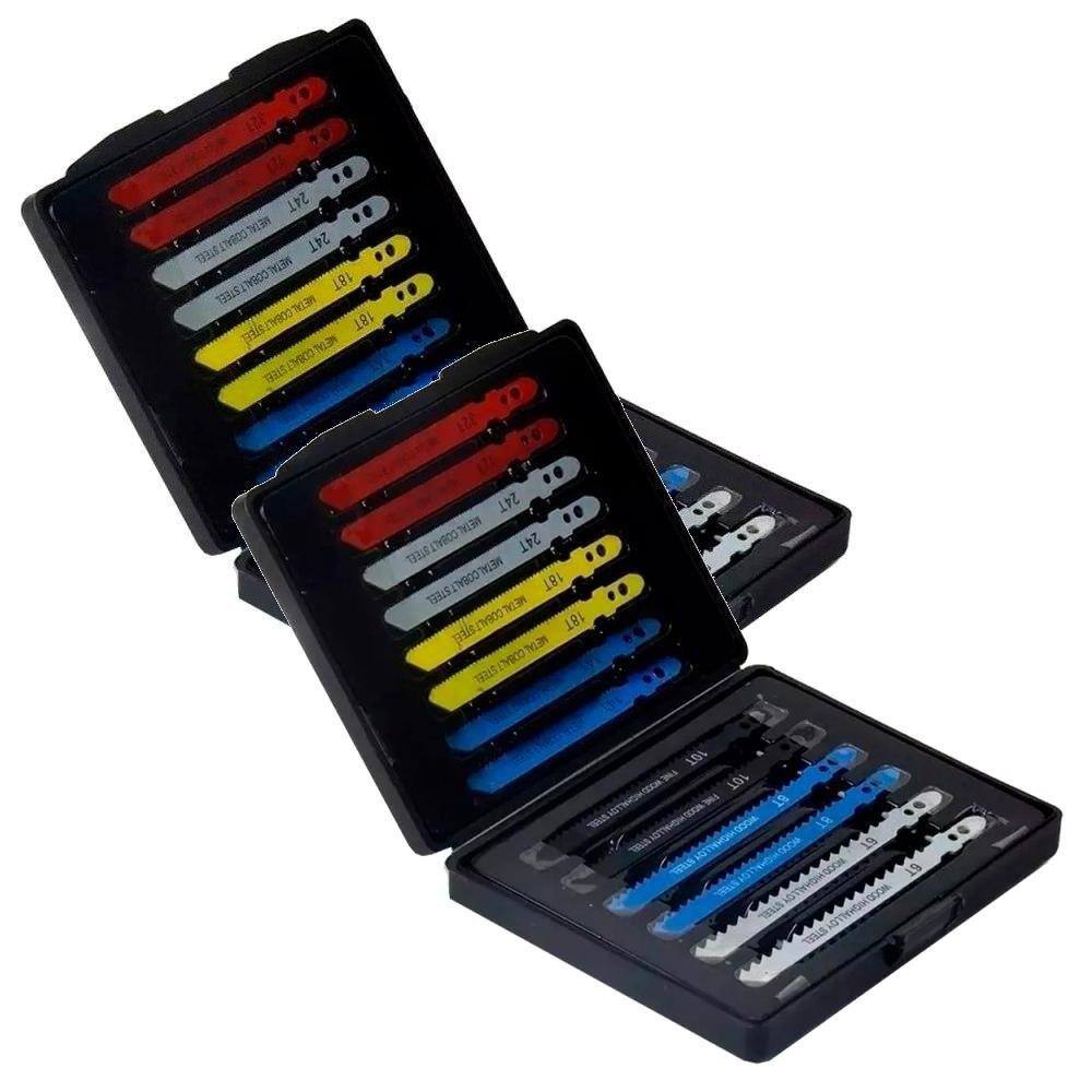 Jogo de Serra Tico-Tico para Metal e Madeira Kit com 28 Peças WESTERN