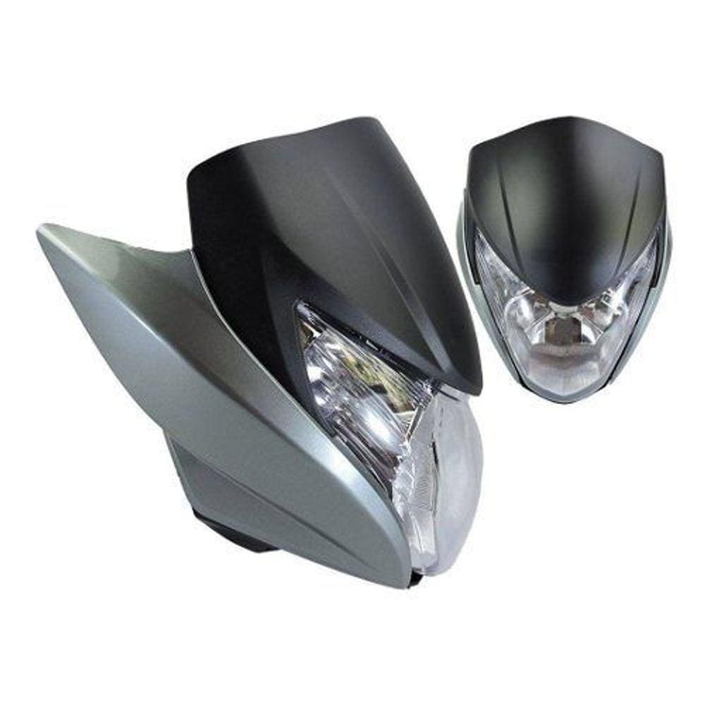 Carenagem Farol Completa Cg 150 Titan Mix 2011 Prata Metalic