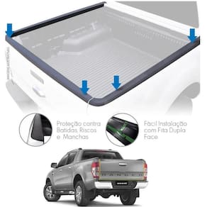 Protetor Borda Tampa E Laterais Ford Ranger Cd 2013 Diante