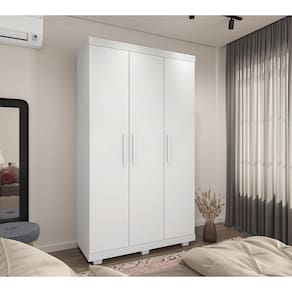 Guarda Roupa Lion 3 Portas 2 Gavetas com Pés - Lanza